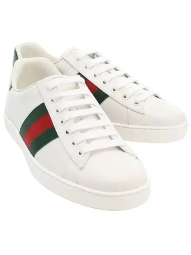 Ace Leather Sneakers White