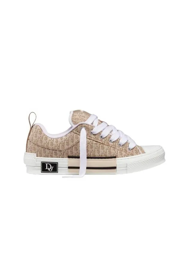 B23 Skater Oblique Jacquard Low Top Sneakers Beige