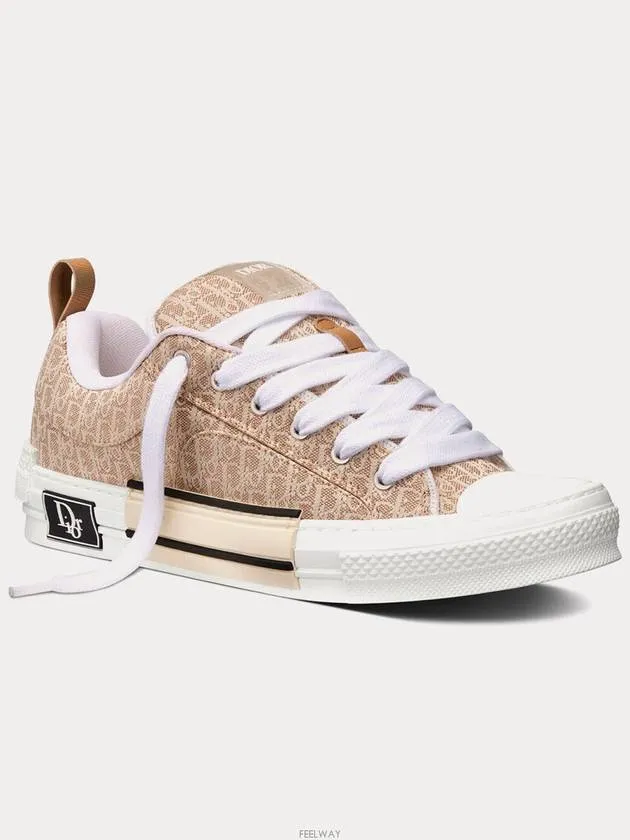 B23 Skater Oblique Jacquard Low Top Sneakers Beige