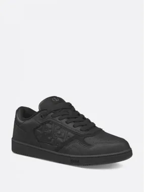 B27 Oblique Detail Low Top Sneakers Black