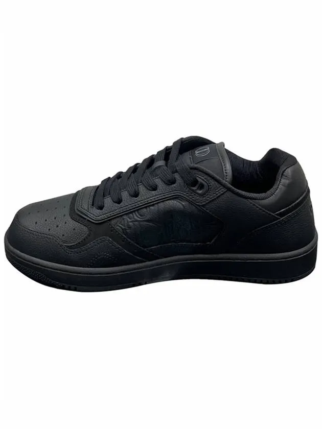 B27 Oblique Detail Low Top Sneakers Black