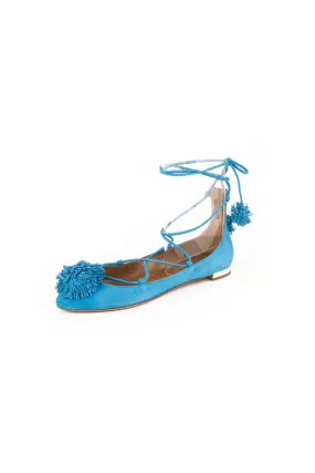 Ballerina Sunshine Flat - Fiji Blue