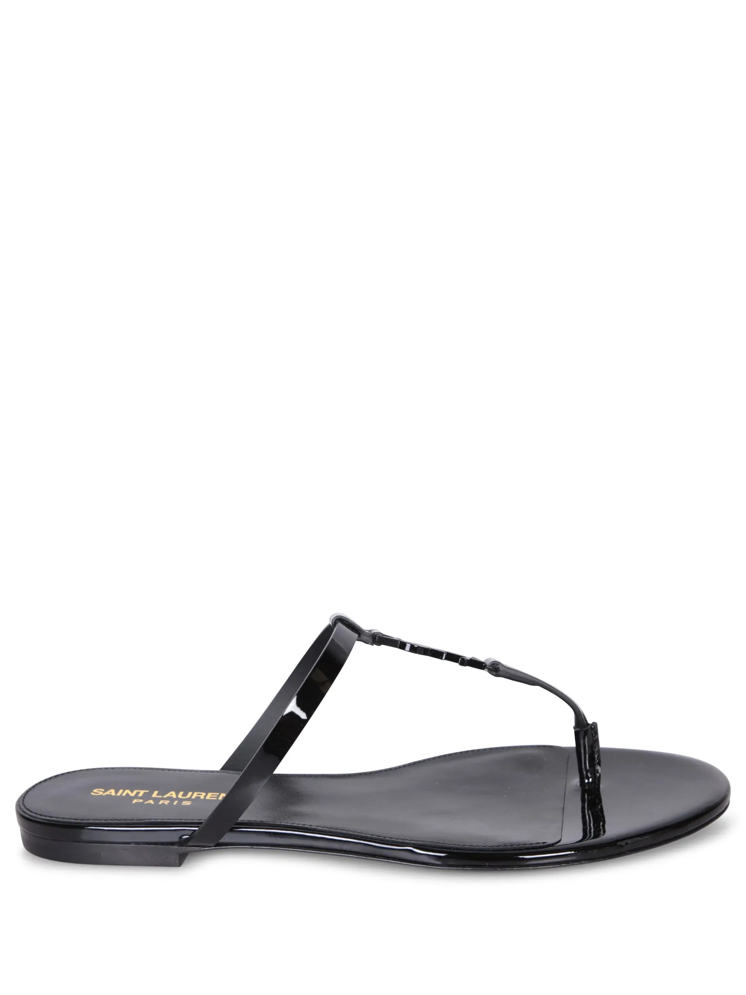 Cassandra black thong sandals