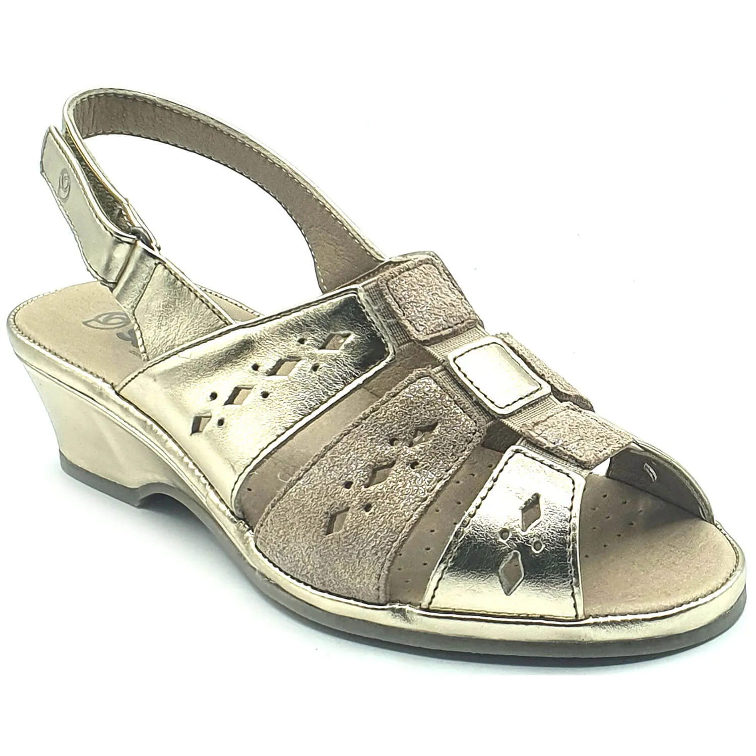 Catania Dressy Sandal - Gold