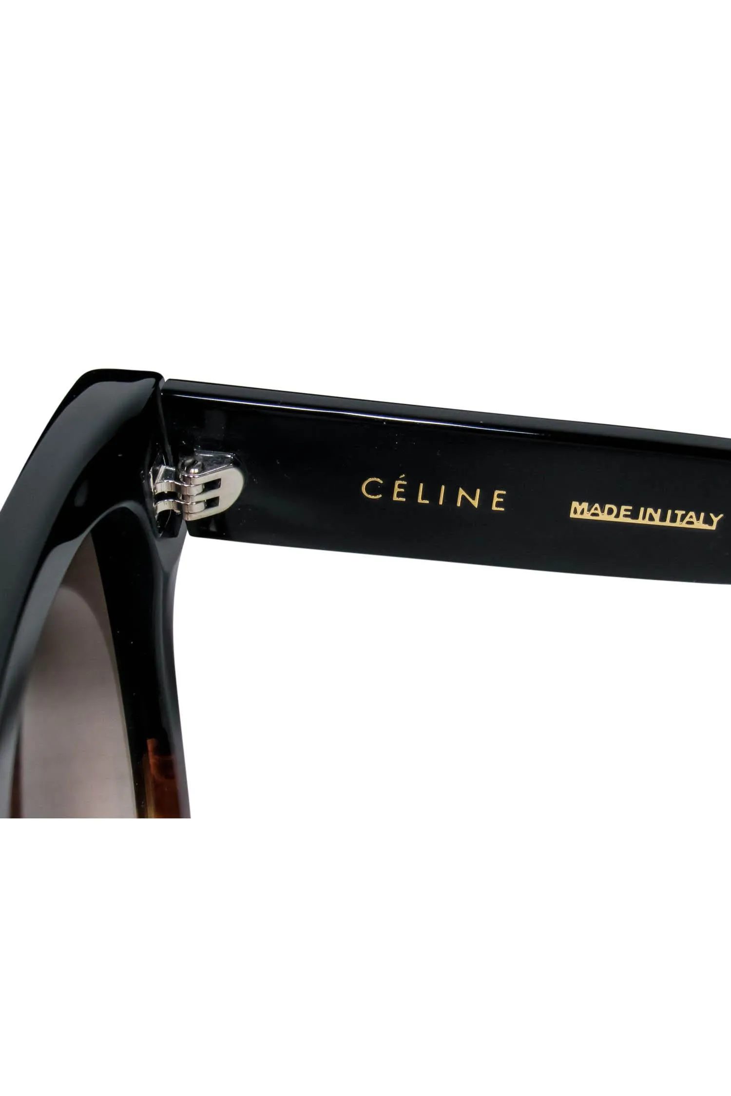 Celine - Black & Brown Gradient Shield-Style Sunglasses