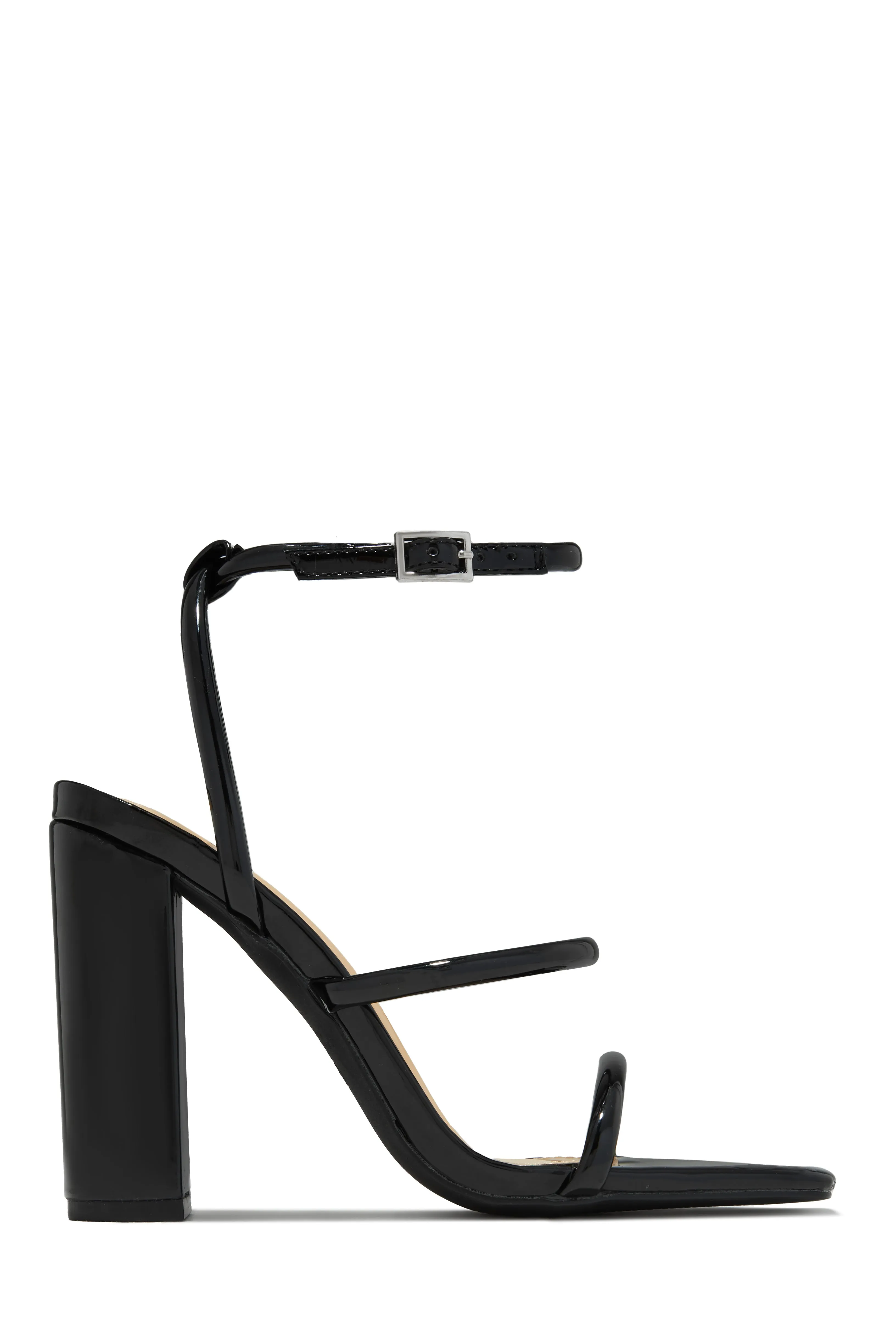 Emalia Block Heels - Black