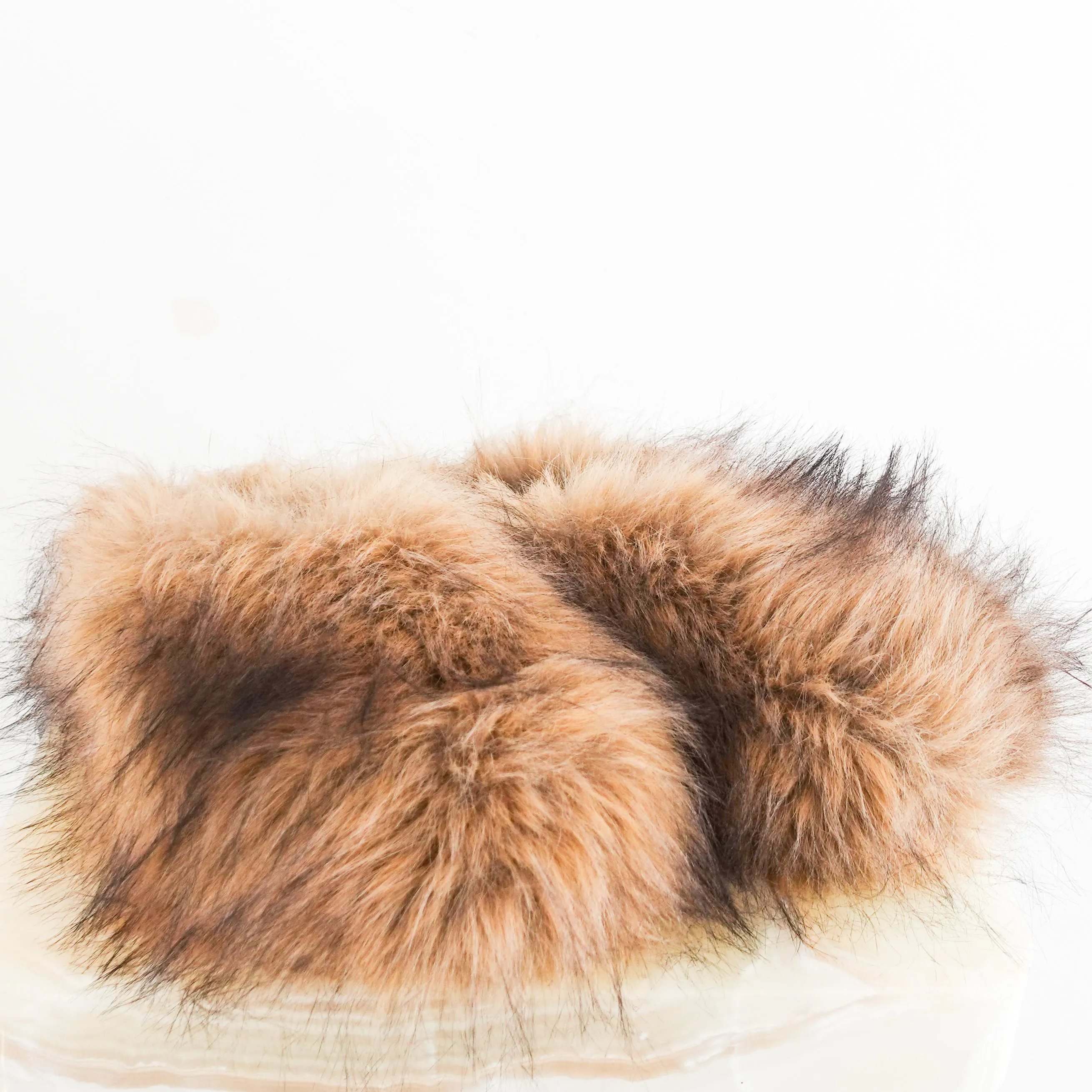 Faux fur flats RRP £450 (final sale)