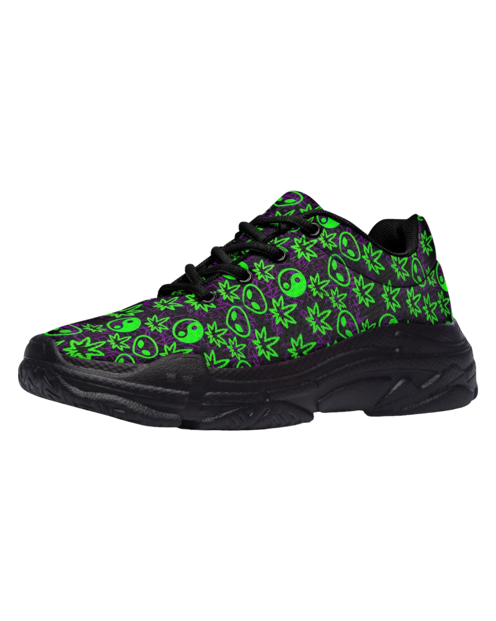 Ganja Graffiti Chunky Festival Sneakers