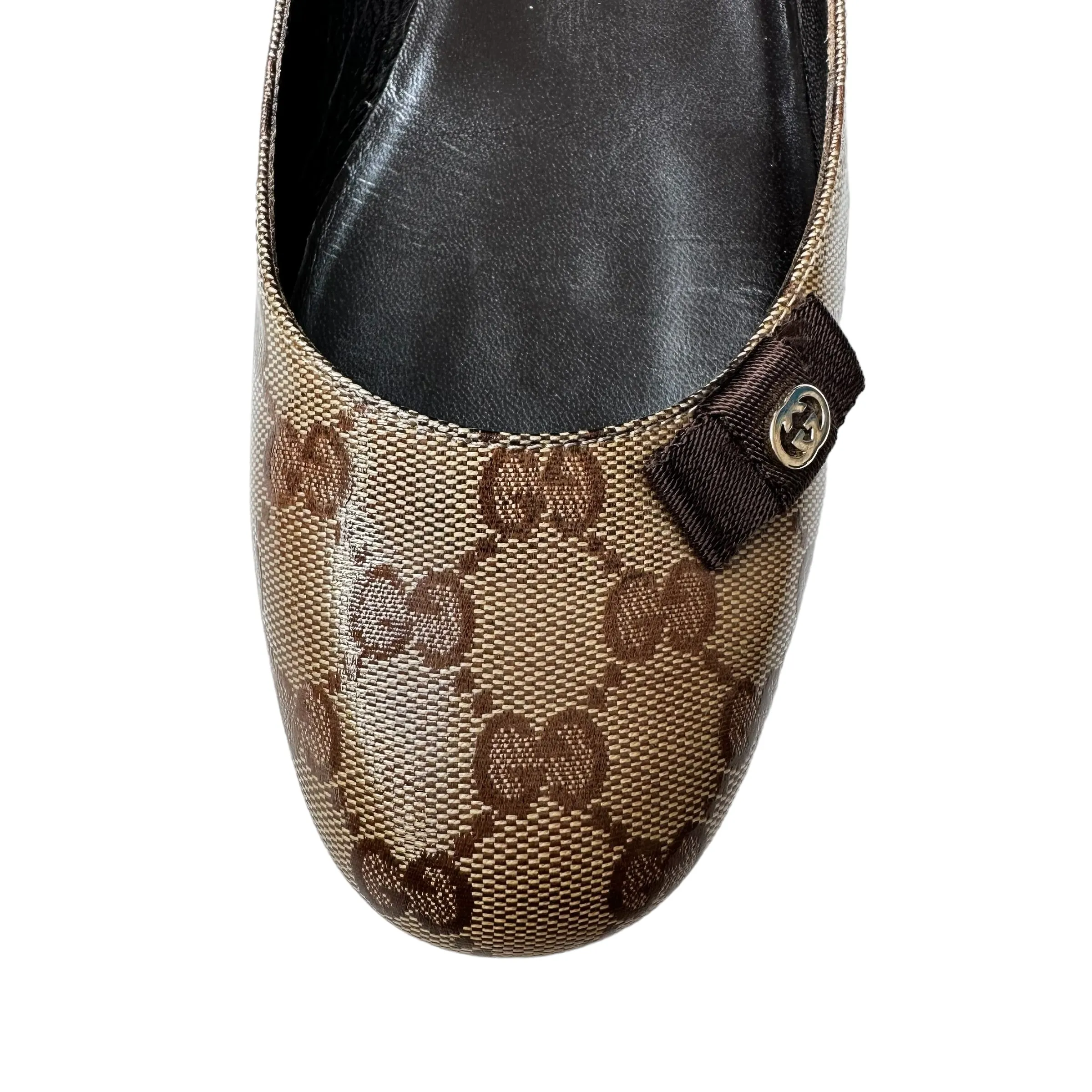 GG Monogram Flats - 8.5