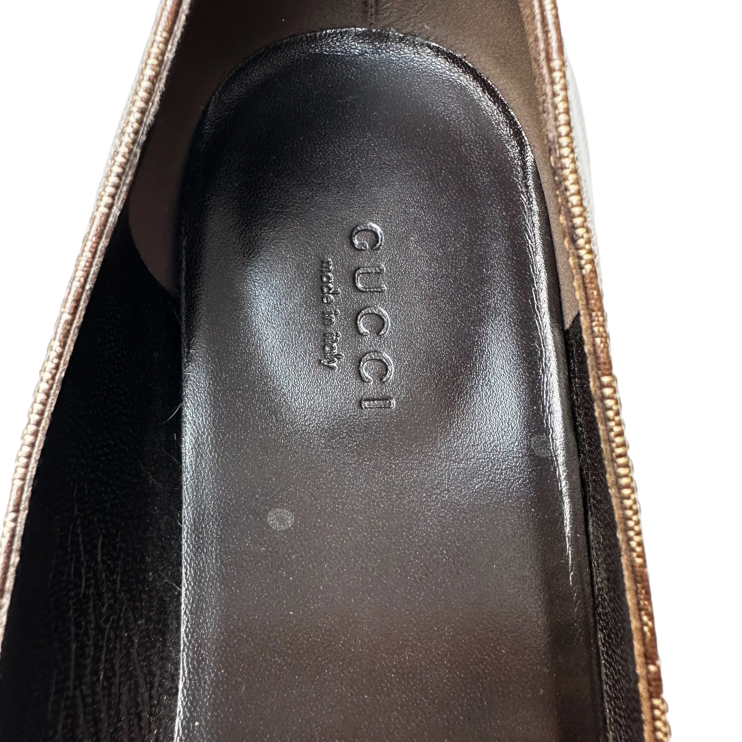 GG Monogram Flats - 8.5