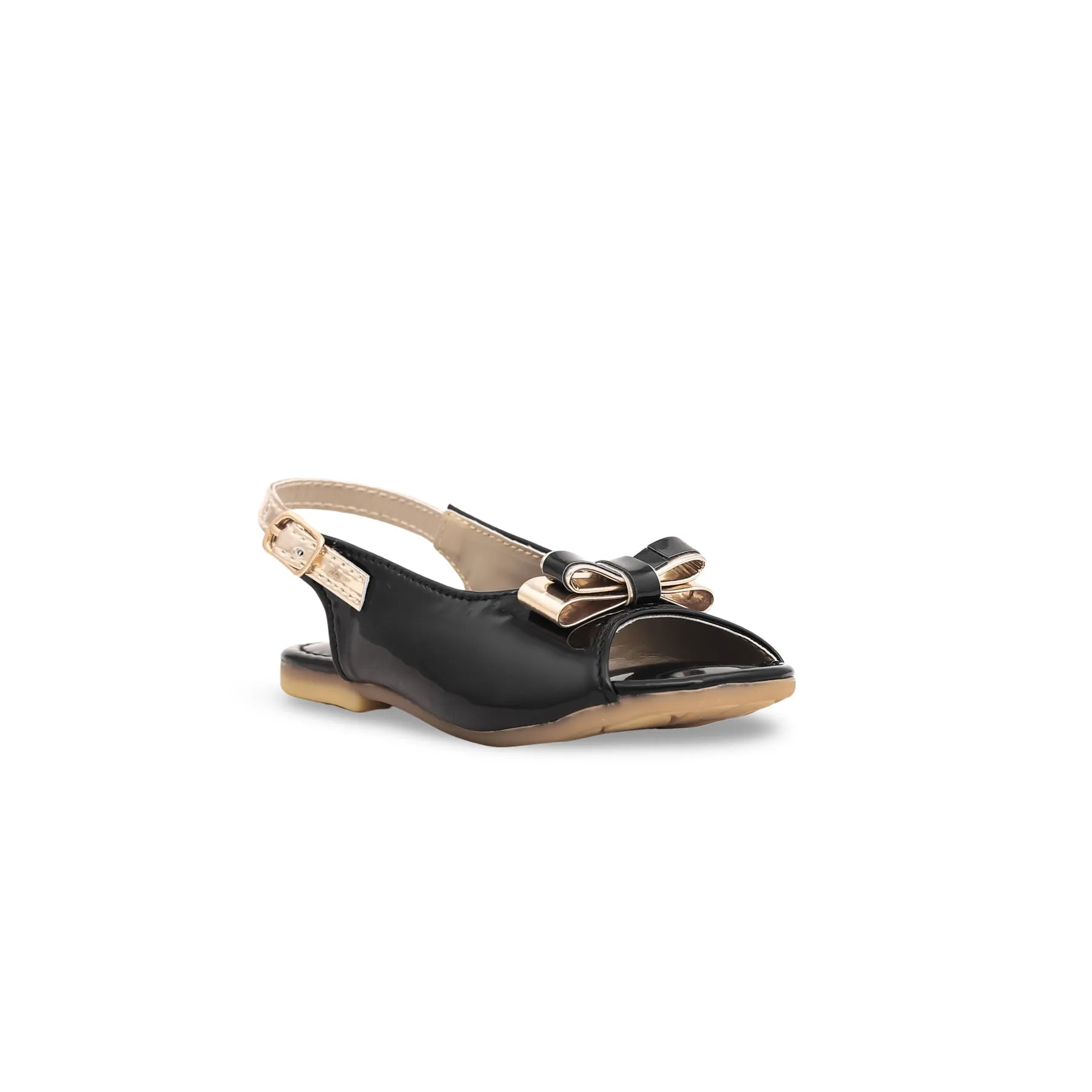 Girls Black Formal Sandal KD7992