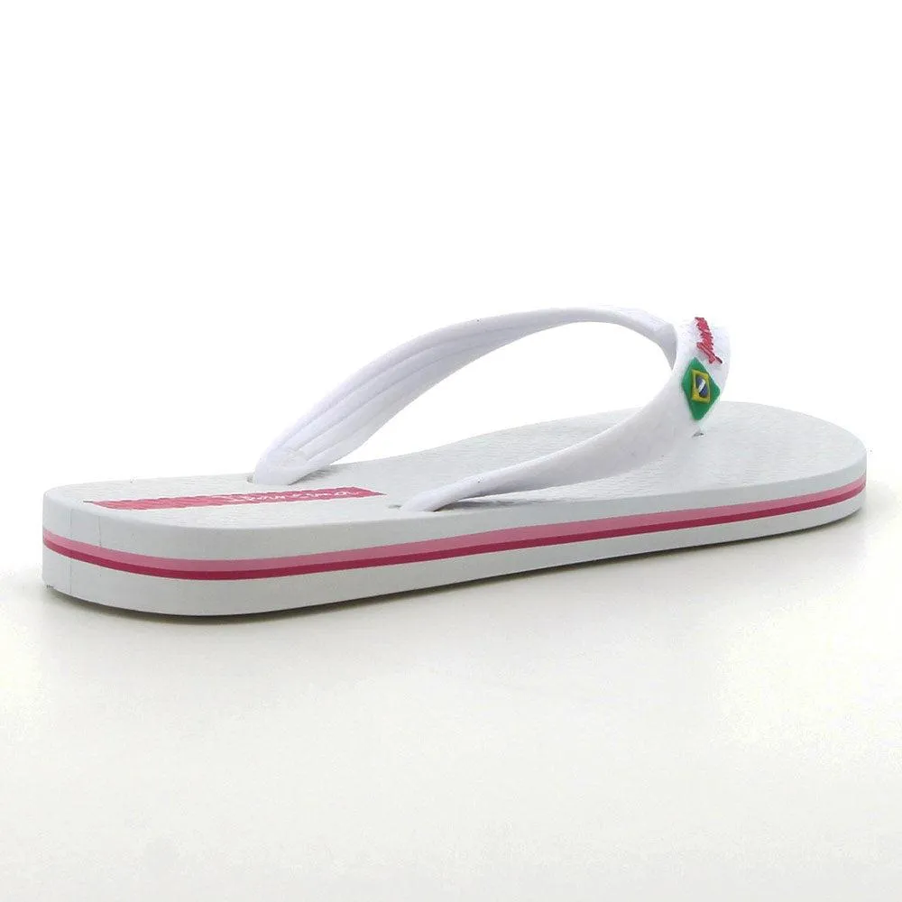 Ipanema Basic Thong Sandals - White/Pink