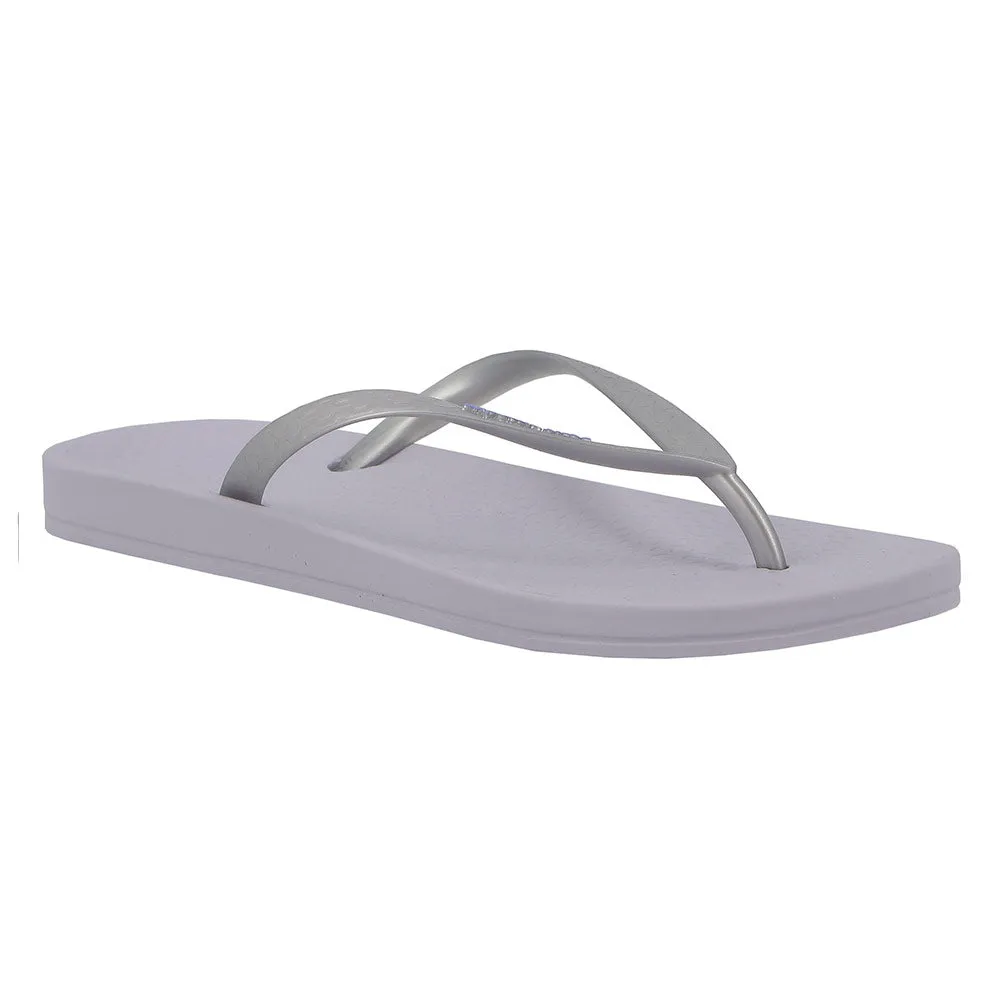 Ipanema Slip On Thong Sandals - Lilac/Silver