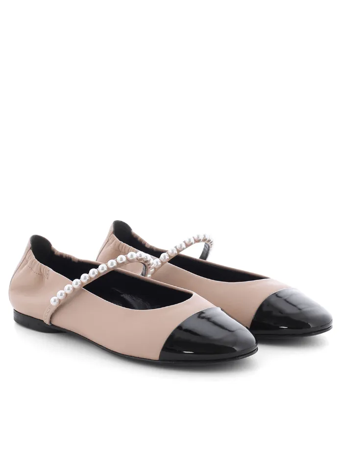 Kennel & Schmenger BILLY Flats In Nude With Pearl Strap 31-14080-225