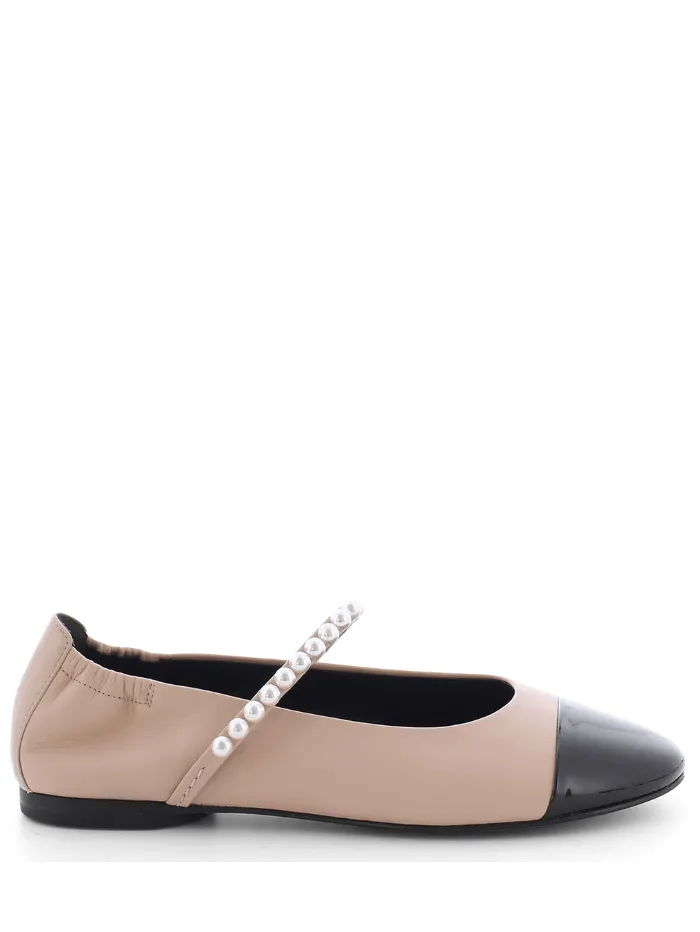 Kennel & Schmenger BILLY Flats In Nude With Pearl Strap 31-14080-225