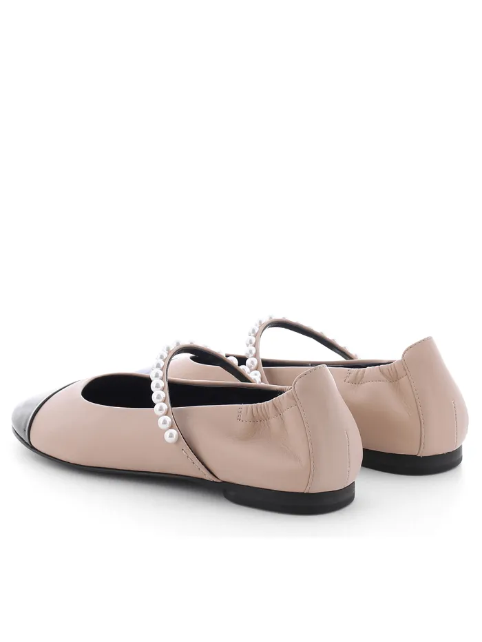 Kennel & Schmenger BILLY Flats In Nude With Pearl Strap 31-14080-225