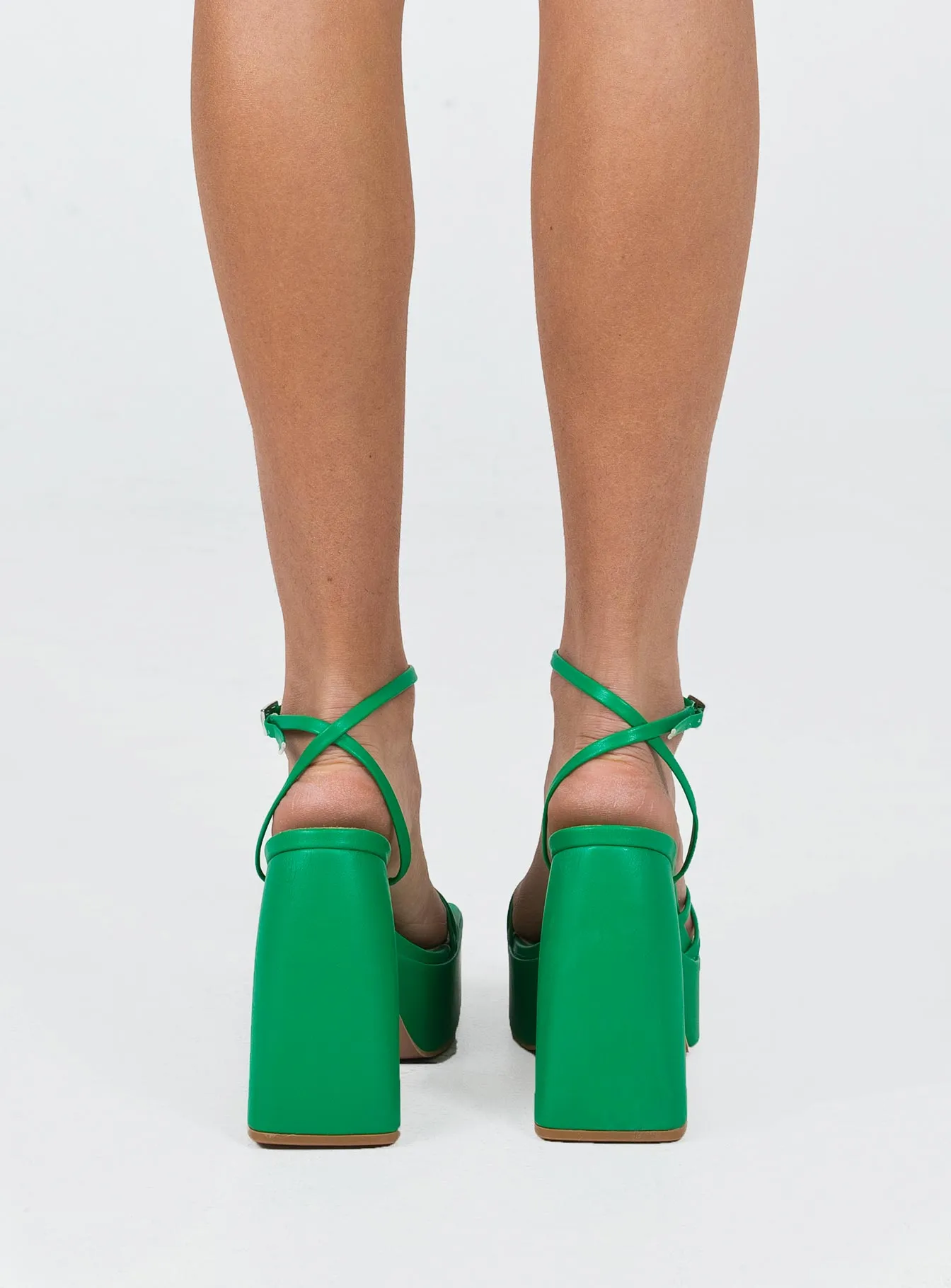 La Belle Heels Primary Green