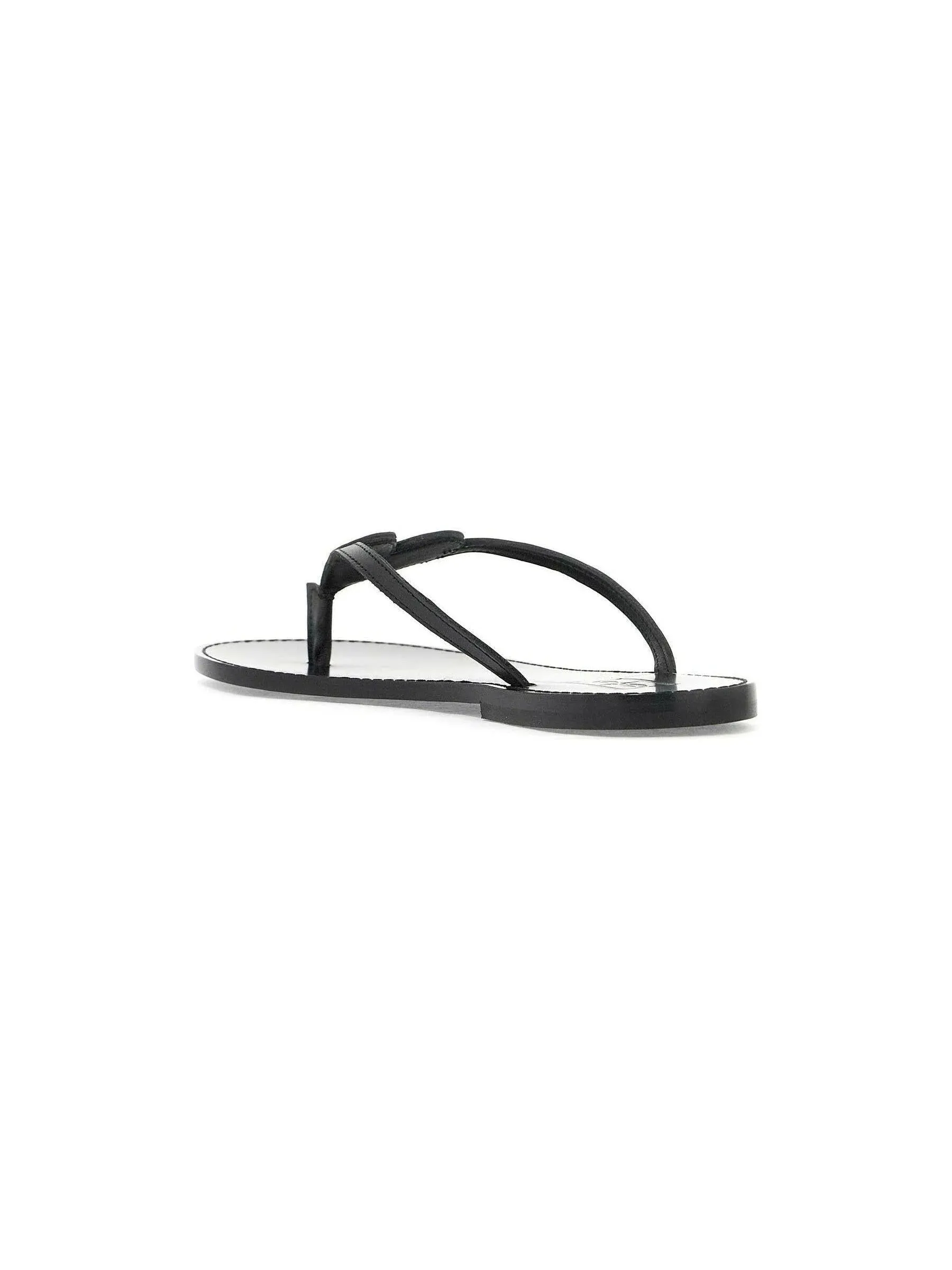 Ladina Leather Thong Sandals