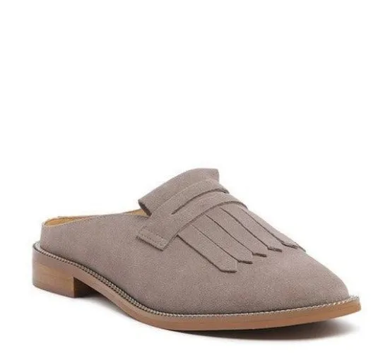 Lena Suede Walking Loafer Mules