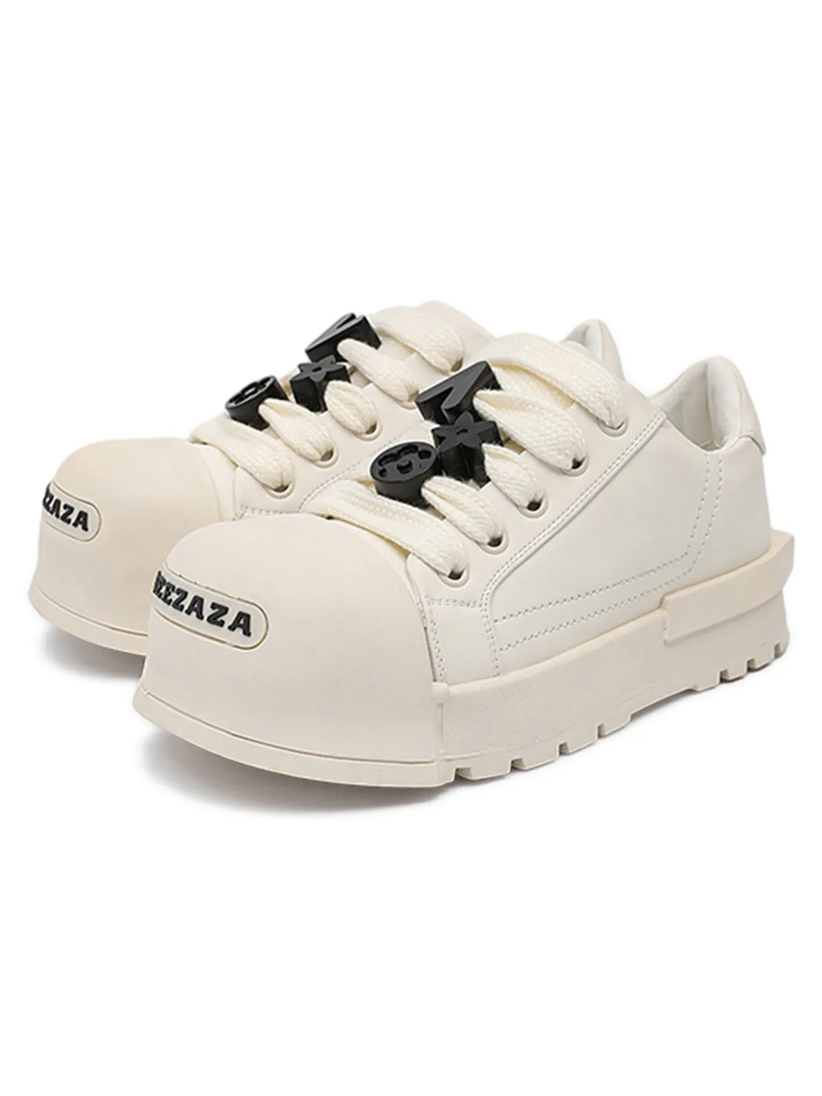 Monochrome Chunky Tread Sneakers - 2267