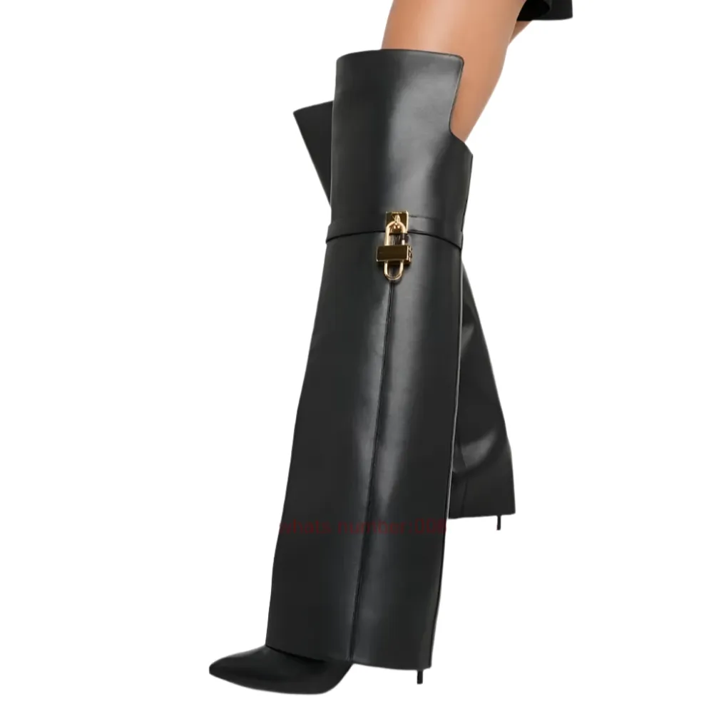 Over-The-Knee Lock Boots