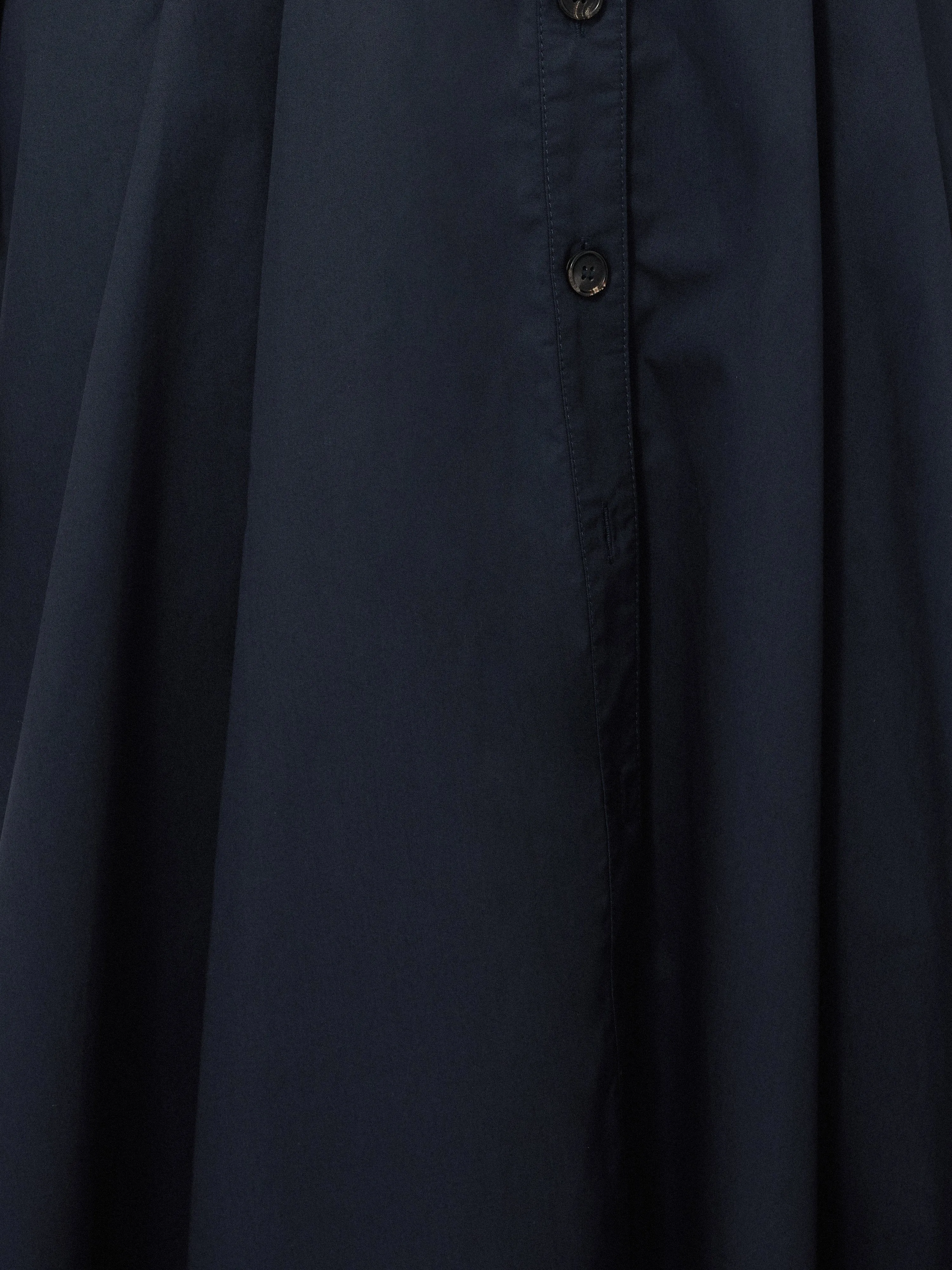 Panelled Shirt Dress | Navy