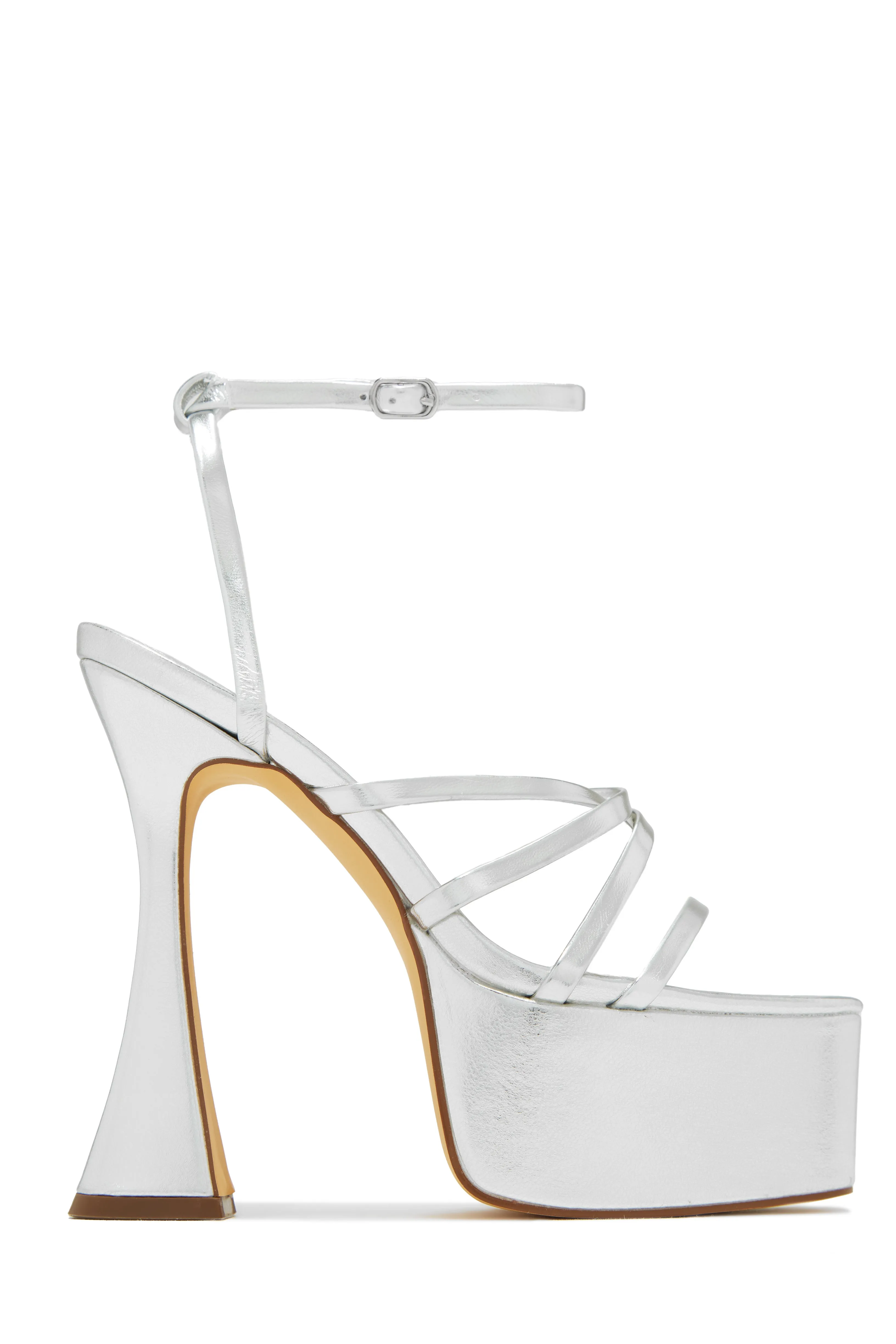 Rozalia Platform High Heels - White