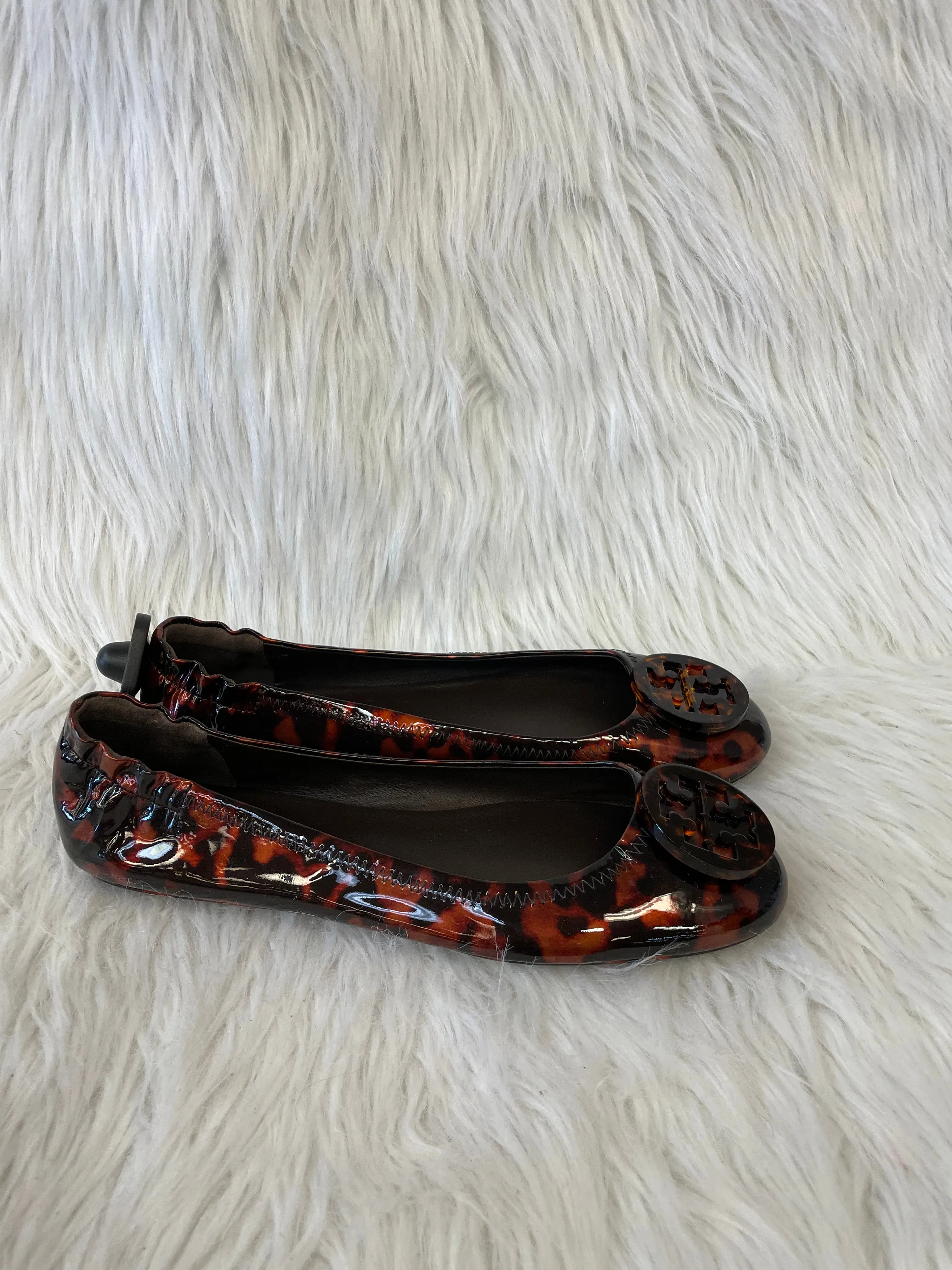 Shoes Designer By Tory Burch In Animal Print, Size: 8