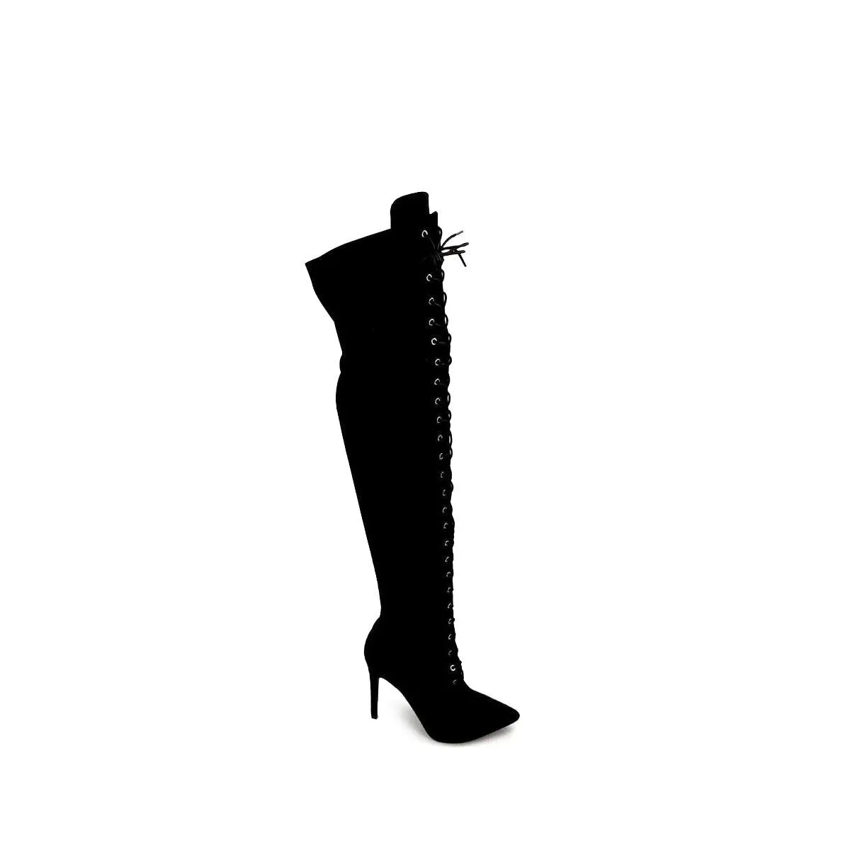 Sianna Lace Up Over The Knee Boot