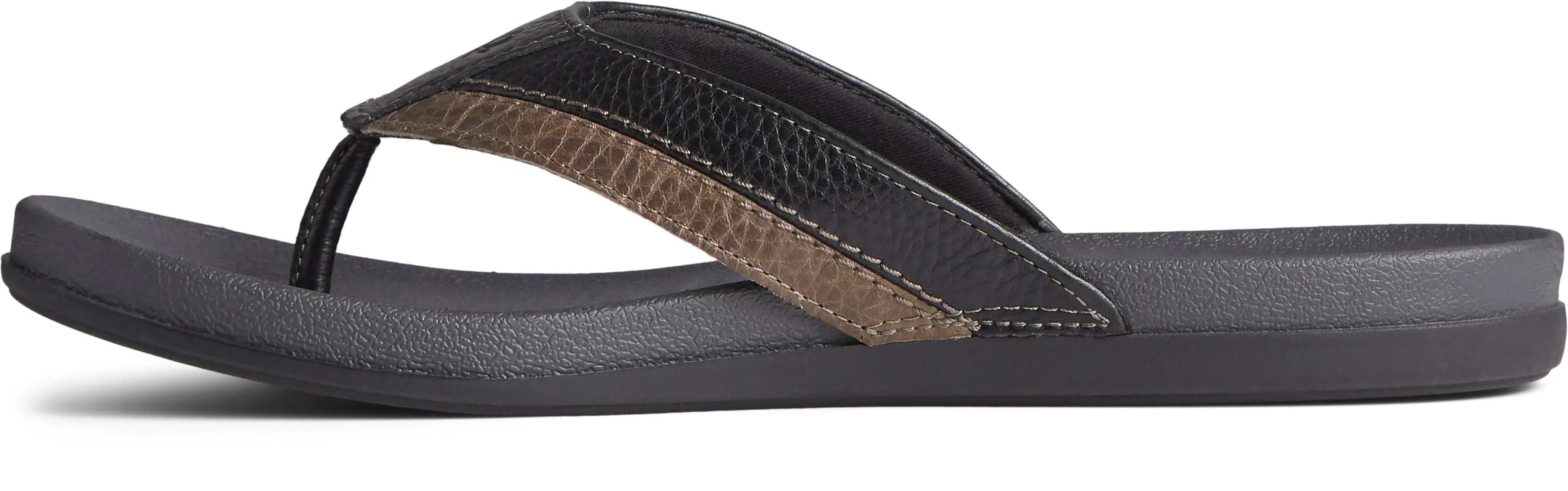 Sperry Men's Plushwave Dock Thong- Black (STS23331)