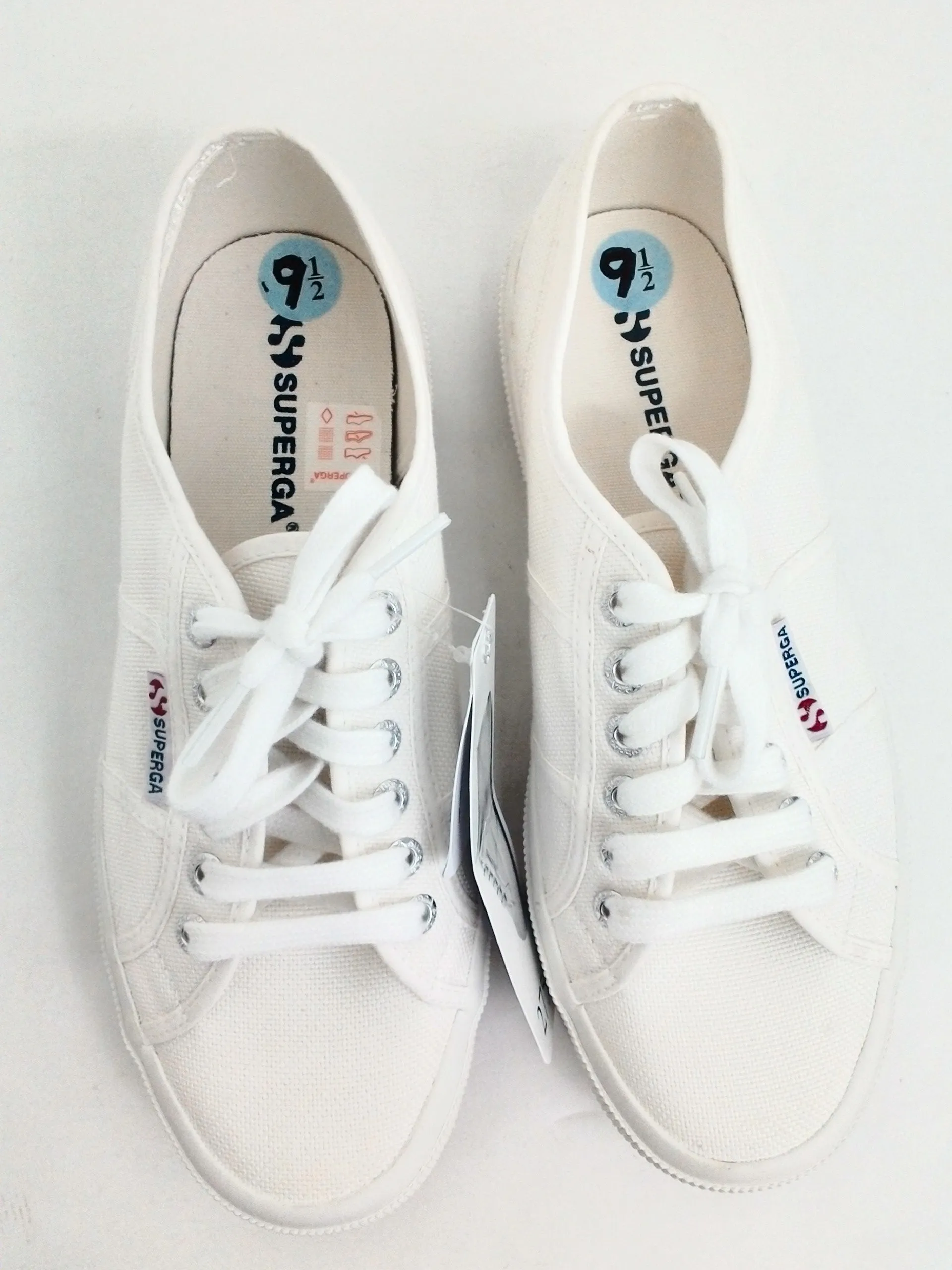 Superga Women's White Sneakers Size 9