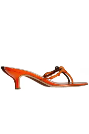 Vintage Orange Vera Wang Sandals