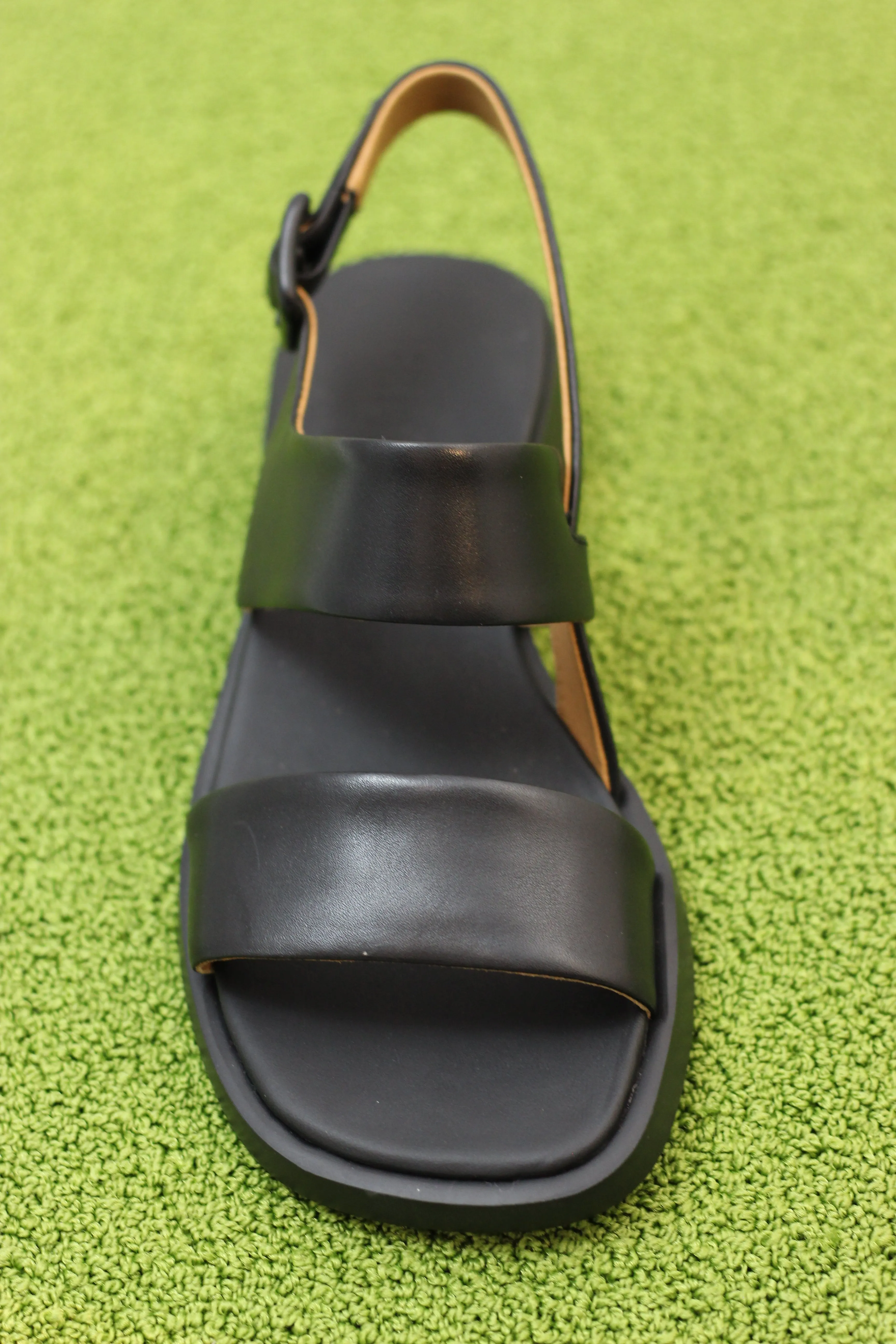 Women's Dana Sandal - Black Leather