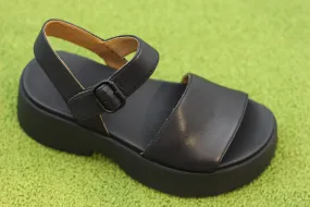 Women's Tasha Sandal - Black Leather