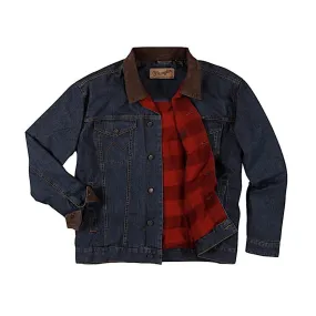 Wrangler Men's Blanket Lined Denim Jacket - Rustic